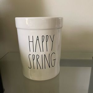 Rae Dunn Artisan Collection Canister/Vase “Spring”